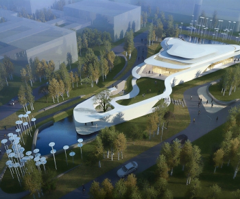 Modern Architectural Bird's-eye View Planning-ID:927510988