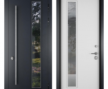 Modern Solid Wood Door-ID:595440912