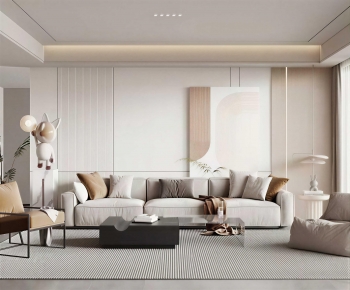 Modern A Living Room-ID:392429113