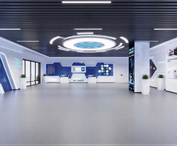 Modern Exhibition Hall-ID:916619062