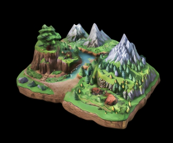 Modern Cartoon House-ID:101289776