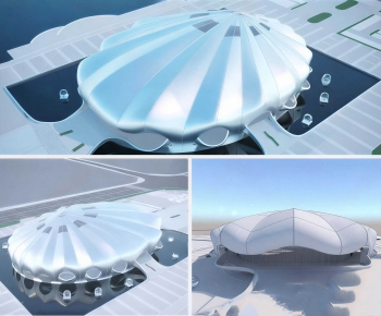 Modern Architecture Of Artistic Style-ID:885606052