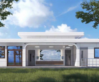 Modern Public Building-ID:300846106