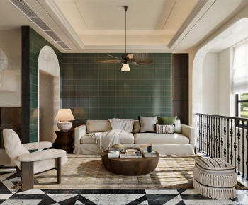 Modern A Living Room-ID:501806974