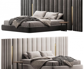 Modern Double Bed-ID:359441049