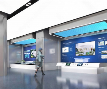 Modern Exhibition Hall-ID:237605096