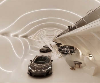 Modern Exhibition Hall-ID:746069013