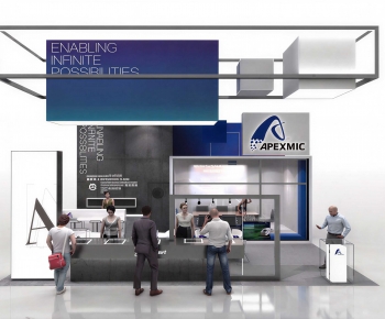 Modern Exhibition Hall-ID:209263094