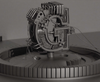 Modern Exhibition Hall-ID:699150641