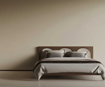 Modern Double Bed-ID:609404093