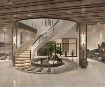 New Chinese Style Rotating Staircase-ID:103011169