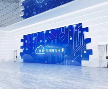 Modern Exhibition Hall-ID:690490962