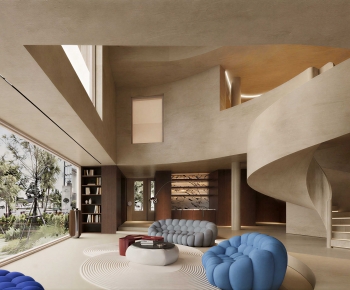 Modern A Living Room-ID:885907895