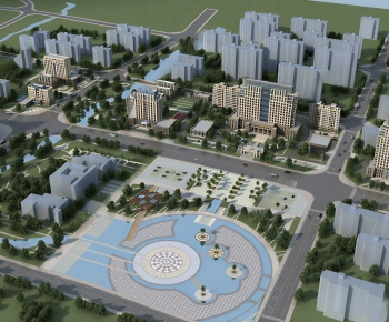 Modern Architectural Bird's-eye View Planning-ID:184090152