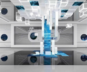 Modern Exhibition Hall-ID:358724122