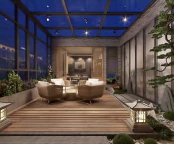 Modern Courtyard/landscape-ID:796123037