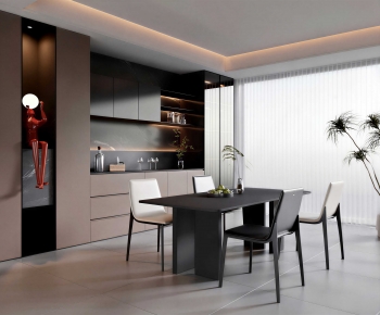 Modern Dining Room-ID:610410938