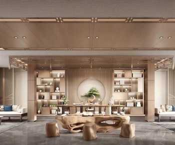 New Chinese Style Tea House-ID:860384948