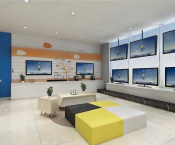 Modern Exhibition Hall-ID:670042995