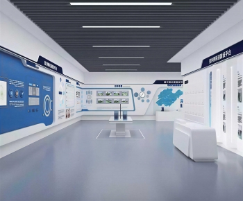 Modern Exhibition Hall-ID:681924109