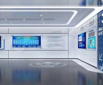 Modern Exhibition Hall-ID:507916933