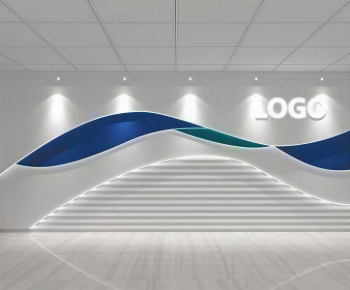 Modern Exhibition Hall-ID:738308915