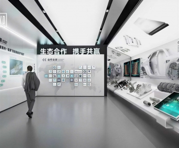 Modern Exhibition Hall-ID:421737914