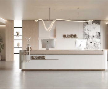 Modern Office Reception Desk-ID:404388973