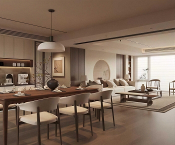 New Chinese Style Dining Room-ID:905431999