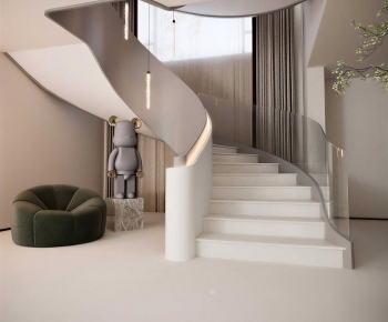 Modern Rotating Staircase-ID:237122065