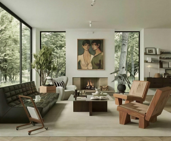 Modern A Living Room-ID:326421028