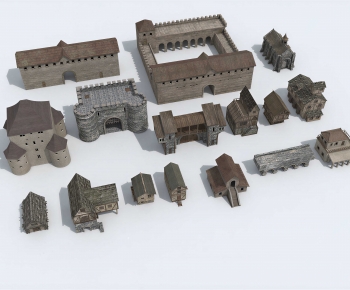 Chinese Style Ancient Architectural Buildings-ID:186188945