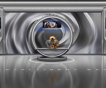 Modern Exhibition Hall-ID:197384122