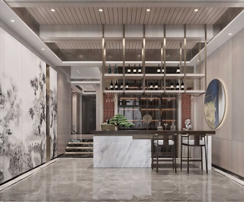 New Chinese Style Dining Room-ID:906594996