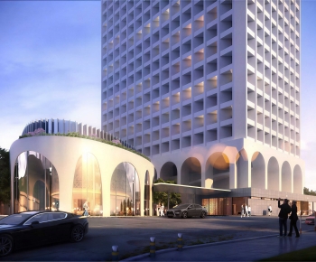 Modern Appearance Of Commercial Building-ID:966097124