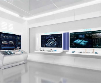 Modern Exhibition Hall-ID:909550911