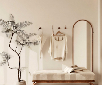 Modern Stool For Changing Shoes-ID:594094048