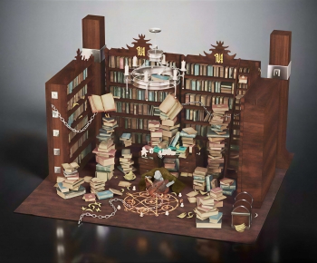 Modern Bookcase-ID:962231265