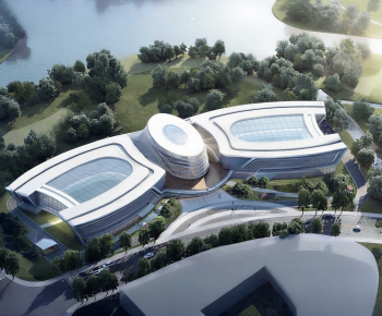 Modern Architectural Bird's-eye View Planning-ID:631421097