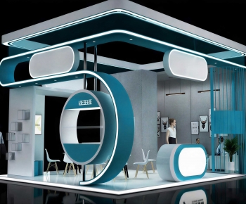 Modern Exhibition Hall-ID:618169073