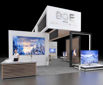 Modern Exhibition Hall-ID:652839905