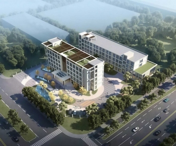 Modern Architectural Bird's-eye View Planning-ID:210535059