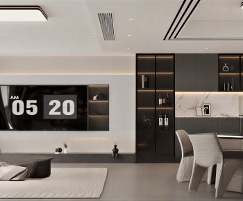 Modern A Living Room-ID:832691919