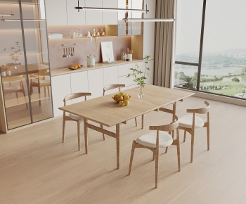 Modern Dining Table And Chairs-ID:499388936