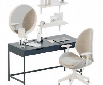 Modern Computer Desk And Chair-ID:823086023