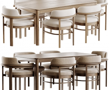 Modern Dining Table And Chairs-ID:741688972