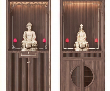 New Chinese Style Buddhist Niche-ID:344496979