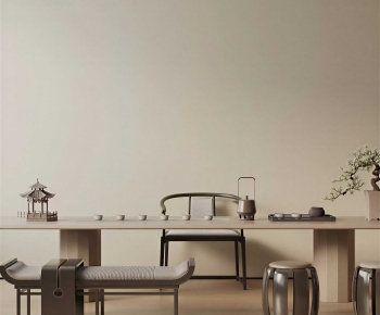 New Chinese Style Tea Tables And Chairs-ID:929698967