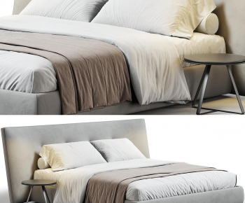 Modern Double Bed-ID:682657965