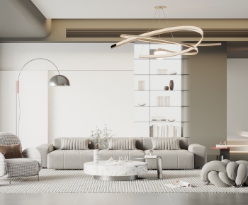 Modern A Living Room-ID:872888096